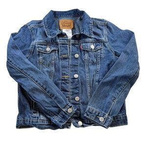 Levi's Youth Boys‎ Denim Jean Jacket Trucker Style Size Large 12